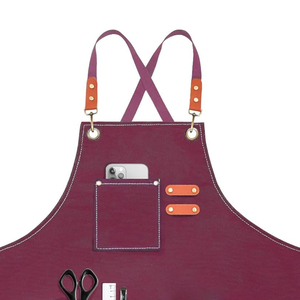 Delantal de Barbero Duradero de Alta Calidad con Diseño de Capa Ajustable y Bolsillos para Herramientas y Accesorios, Tela de Poliéster/Nailon - Product Image 5