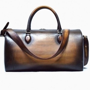 Customization Luxury PU Leather <b>Travel</b> <b>Bag</b> Outdoor Waterproof Weekend Sports Gym Duffel <b>Bag</b> Leather Weekender Duffel <b>Bag</b> - Product Image 1