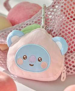 พวงกุญแจ BT21 Peach Holic Face Pouch ตุ๊กตาพวงกุญแจ ของสะสม K-Pop ซีดีเพลง พลาสติก กระดาษ ภาษาเกาหลี ทุกวัย รุ่น KR BW-154 - Product Image 2