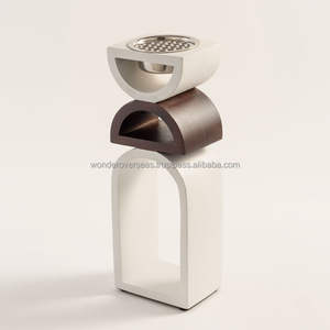 Porte-encens Bakhoor en bois fait à la main brûleur décor à la maison Shisha charbon de bois Mubkhar pyramide arabe brûleur d'encens fleur modèle boîte - Product Image 5