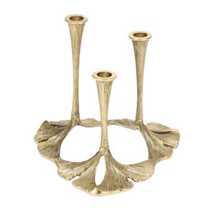 Aluminium Casting Flower Stand Design Best Selling <b>Candle</b> Holder 3 Arms Pillar Holder Top Selling <b>Dinner</b> Table - Product Image 1