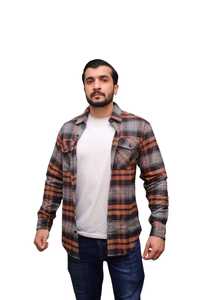 Chemise en flanelle à carreaux pour homme, coton de qualité supérieure, chemise décontractée tendance pour l'automne et l'hiver, prix bas, chemises pour homme - Product Image 4