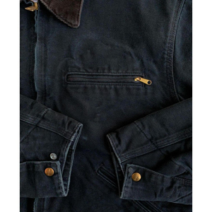 Durable Men's Winter Hooded <b>Canvas</b> <b>Jacket</b> with Front Logo Quick Dry Breathable & Eco-Friendly for Travel & Outdoor Use - Product Image 5