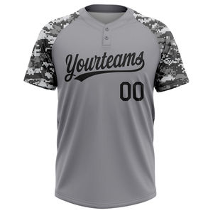 Maillots de baseball 100 % polyester vierges, nouveau design, logo personnalisé, sublimation, respirants, antibactériens, séchage rapide, vêtements de sport courts - Product Image 2