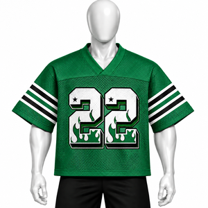 Últimos Jerseys de Corte Holgado al Por Mayor al Mejor Precio, Malla Transpirable, Hombros Caídos, Jersey para Fanáticos Hecho en Pakistán - Product Image 6