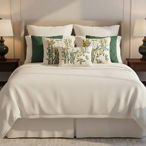 SOGA 5PC Botanical <b>Garden</b> and Meadow Pillowcase Set Forest Green Diamond Pattern <b>Cushion</b> <b>Covers</b> - Product Image 3