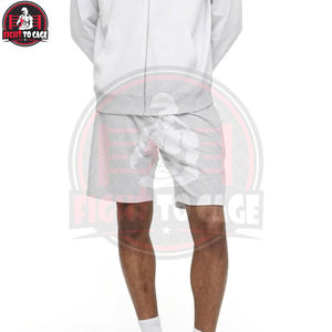 Nueva Llegada al Mejor Precio, Sudadera con Capucha y Cierre Completo de Diseño Único, Cómoda y Ligera, Corte Básico Regular, y Conjunto de Pantalones Cortos de Corte Relajado - Product Image 5