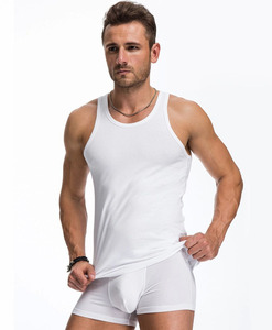 Custom Men <b>White</b> Breathable Sporty <b>Tank</b> <b>Top</b> 3 Pack Sleeveless Undershirt Cotton Stretch Gym Fitness Workout Vest Bulk - Product Image 5