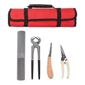 Wholesale Horse Hoof Care Tool Set With Carrying Bag Professional Equine Farrier Trimming Shoeing Kit - Product Image 1