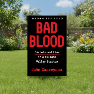 หนังสือ "Bad Blood" โดยผู้เขียนจอห์น คาร์เรรู ฉบับปกอ่อน พิมพ์แบบสั่งทำพิเศษ - Product Image 2