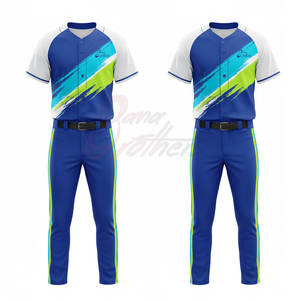 Uniforme de baseball léger personnalisé avec logo, grande taille, prix abordable pour hommes - Product Image 2