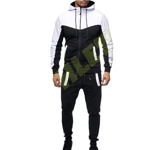 Ropa deportiva de secado rápido de talla grande en contraste, ropa de entrenamiento y jogging ajustada, chándales, conjuntos de chándal, conjunto de 2 Uds de lana de algodón - Product Image 1