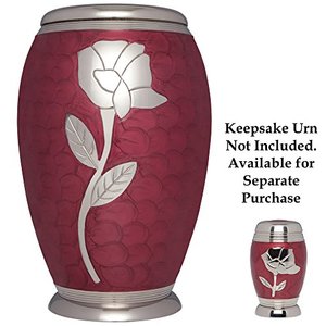 Luxury Styled Brass Adult Funeral <b>Ashes</b> Urn Cremation Memorial <b>Keepsake</b> Holder Crafted With Fine Artistic Detailing - Product Image 5
