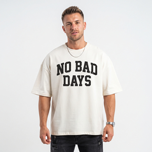 T-shirt pour homme de qualité supérieure, coupe ample, 100% coton et polyester, manches courtes, style moderne, décontracté, streetwear, t-shirt d'été - Product Image 1
