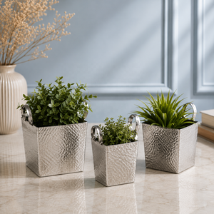 Galvanized Metal Pail Rustic Farmhouse Bucket Decorative <b>Planter</b> Organizer - Product Image 6