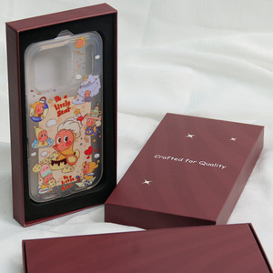 Caja de Embalaje para Teléfono con Cubierta Magnética Personalizada de Fábrica, Papel Especial Verde, para iPhone y Samsung - Product Image 5