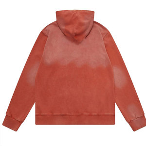 Sudaderas con Capucha Personalizadas con Logotipo, Lavado Ácido, Efecto Desgastado por el Sol, 100% Algodón para Hombre - Product Image 2