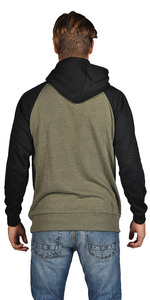 Sweat-shirt à capuche pour homme, manches raglan, couleur unie, pull décontracté avec poche, vêtement d'automne, coupe classique, coton French Terry - Product Image 3