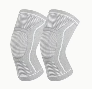 Genouillères de sport personnalisées robustes antidérapantes en néoprène de 5,7 mm avec compression élastique pour la gym, l'entraînement, le fitness et l'haltérophilie - Product Image 1