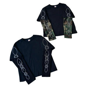 Double Sleeve Shirt Character Lighting Autumn Graphic Design Zipper-Up Hooded Sweatshirt for Men Women Unisex - Product Image 5