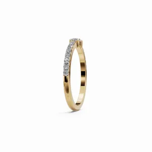Anillo de Diamante Solitario Cultivado en Laboratorio, Redondo y Ovalado, en Oro Amarillo de 18K, 17 Piezas, Joyería de Lujo para Mujer con Certificación IGI - Product Image 2