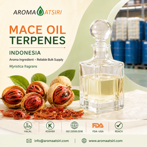 Aceite Esencial de Mace Puro Aroma Atsiri con Terpenos de Indonesia, 100% Natural, Destilado al Vapor, para Aromaterapia, Aroma Especiado - Product Image 1