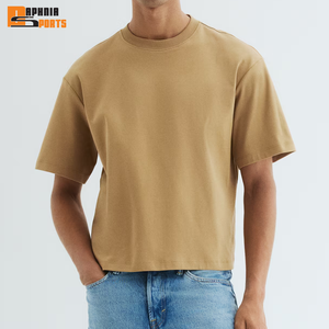 T-shirt Homme Coupe Droite 100% Coton Toile Manches Courtes Sérigraphié Streetwear Tendance Col Rond Logo Personnalisé - Product Image 2