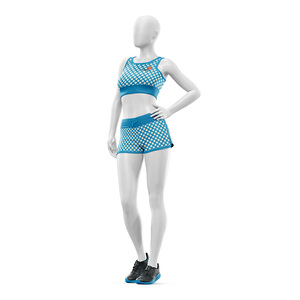 Vêtements de yoga pour filles en deux pièces, personnalisés, écologiques, légers, taille mi-haute, extensibles, respirants, extensibles dans les quatre sens, vente en gros - Product Image 2