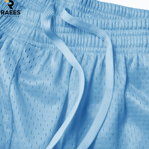 Nouveaux shorts de course de plage confortables et doux pour garçons et hommes, 100 % polyester, grande taille, en maille, avec logo personnalisé - Product Image 4