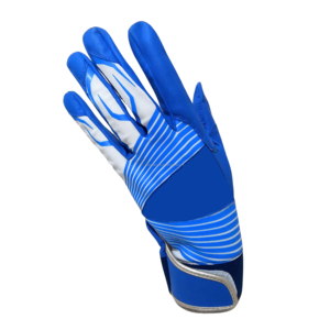 Gant de baseball imperméable en peau de mouton bleue, à doigts entiers, pour droitier, antidérapant, unisexe, pour utilisation sur le terrain, fermeture auto-agrippante, toutes saisons - Product Image 3