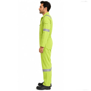 Combinaison de travail haute visibilité pour hommes, classe 3, avec logo personnalisé, imperméable, thermique, en coton, pour l'industrie, l'exploitation minière et la construction - Product Image 5