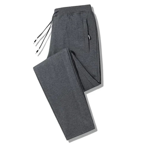 Pantalon en molleton doux unisexe, pantalon de survêtement chaud, pantalon de jogging d'hiver, vêtements décontractés pour la maison, fournisseur de vêtements en gros - Product Image 4