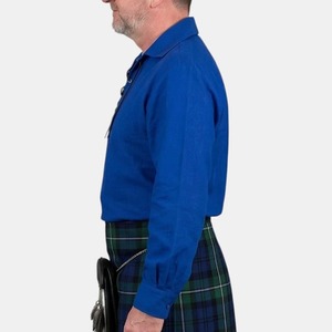 Chemises Kilt Jacobite Jacobean Vintage Écossais de Haute Qualité pour Hommes, Logo Brodé Personnalisé, 100% Coton Sergé - Product Image 3