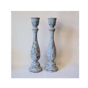 Candelabro de Madera Clásico Hecho a Mano, Decoración Rústica para el Hogar, Centro de Mesa para Comedor, Sala de Estar y Ocasiones Especiales - Product Image 3