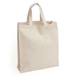 ราคาขายส่ง กระเป๋าโท้ทผ้าแคนวาสแบบเรียบ ปรับแต่งได้ พร้อมสกรีนโลโก้ กระเป๋าผ้าแคนวาสเปล่าสำหรับงานซับลิเมชั่น - Product Image 3