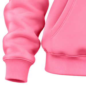   เสื้อฮู้ดสีชมพูสำหรับผู้หญิง สไตล์ลำลอง พิมพ์ลายตัวอักษร แขนยาว ใส่สบาย แฟชั่นสไตล์ชมรม - Product Image 6