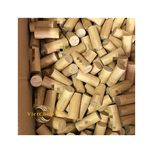 Posavasos de Madera de Caucho Vietchoice al por Mayor, Circulares, Sencillos y Creativos, Grabados con Láser, Ecológicos, Aislantes del Calor, en Cajas - Product Image 4