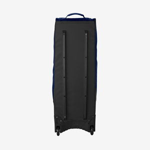 Navy Blue Nylon Sports <b>Duffle</b> <b>Bag</b> <b>with</b> <b>Wheels</b> Multiple Compartments Water Resistant Travel Gym Weekend Luggage 36-56L Capacity - Product Image 4