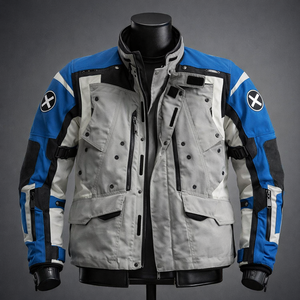 Traje de Motociclismo para Todo Clima, Aventura y Turismo, con Forro Impermeable y Cálido Extraíble, Talla Personalizada, Transpirable - Product Image 4