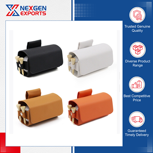 Vente exclusive : Organisateur de balles de golf en cuir PU de qualité inégalée, très résistant, avec sac suspendu pour les acheteurs en gros - Product Image 3