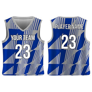 Maillot de basket personnalisé en polyester respirant, style abstrait, sublimation, haute qualité, vêtements de sport d'équipe - Product Image 3