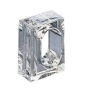 Luxury <b>Clear</b> Acrylic Napkin Ring Square Crystal Lucite Serviette Holder for Wedding Event Hotel <b>Table</b> Decoration Party Supplies - Product Image 1
