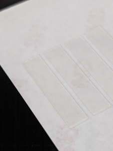 Custom Die-Cut Transparent Industrial Grade PET <b>Spacer</b> 0.1mm U.S. Brand Double-Sided Acrylic Display Height Gap Adjustment - Product Image 2
