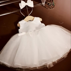 Vestido Maxi Halter para Niñas Bao Tran con Estampado de Personajes, Mangas Farol, Dobladillo Enrollado, Transpirable, Ecológico, 100% ODM - Product Image 1