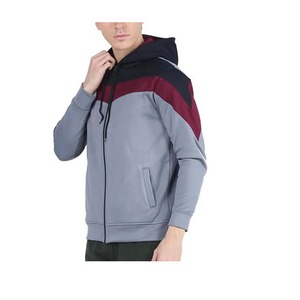 Custom Knitted 100%Cotton <b>Zip</b> <b>up</b> Hooded Oversized Heavy Weight 380GSM Streetwear Cotton High Quality Blank Zipper Men's Hoodies - Product Image 4