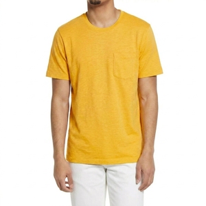 Camiseta Casual de Algodón 100% de 220g, Corte Regular con Hombros Caídos, Color Sólido - Product Image 1