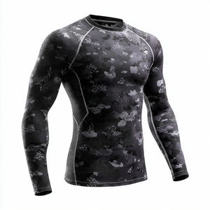 T-shirt de compression à manches longues pour homme, personnalisé, en polyester, pour sublimation - Product Image 5