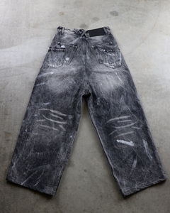 Wholesale Men's High Waist <b>Soft</b> Denim Wash Athletic Fit Casual <b>Jeans</b> Straight Slim Baggy Pants For Men Clothes High Quality - Product Image 5