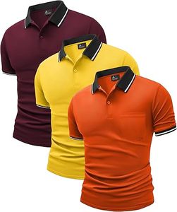 Polo personnalisé pour homme avec bordure contrastée, approvisionnement en gros, OEM, marque privée, chemise de golf avec poche, directement de l'usine - Product Image 4