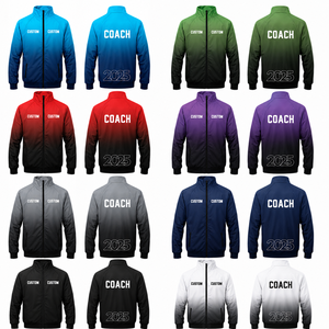 Custom Coach <b>Jacket</b> Snap Button Windbreaker Team Coach <b>Jacket</b> Waterproof <b>Lightweight</b> OEM ODM Private Label Uniform Wholesale <b>Man</b> - Product Image 2